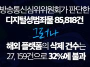 “구글 등 해외 사업자, 방심위 요청에도 성범죄물 32%만 삭제” "해외 사업자에 대한 별도의 규제 필요해"